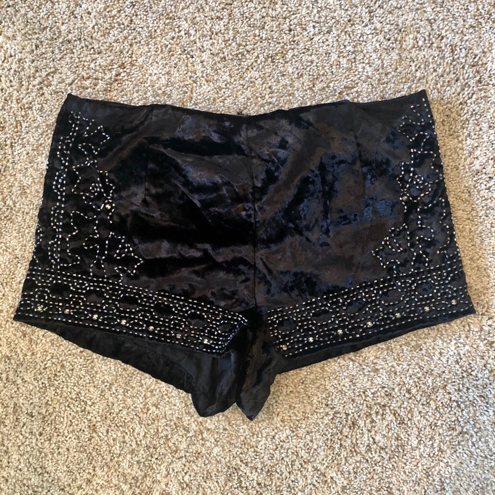 Urban Outfitters Velvet Shorts